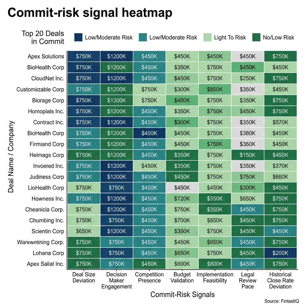 Commit-risk signal heatmap