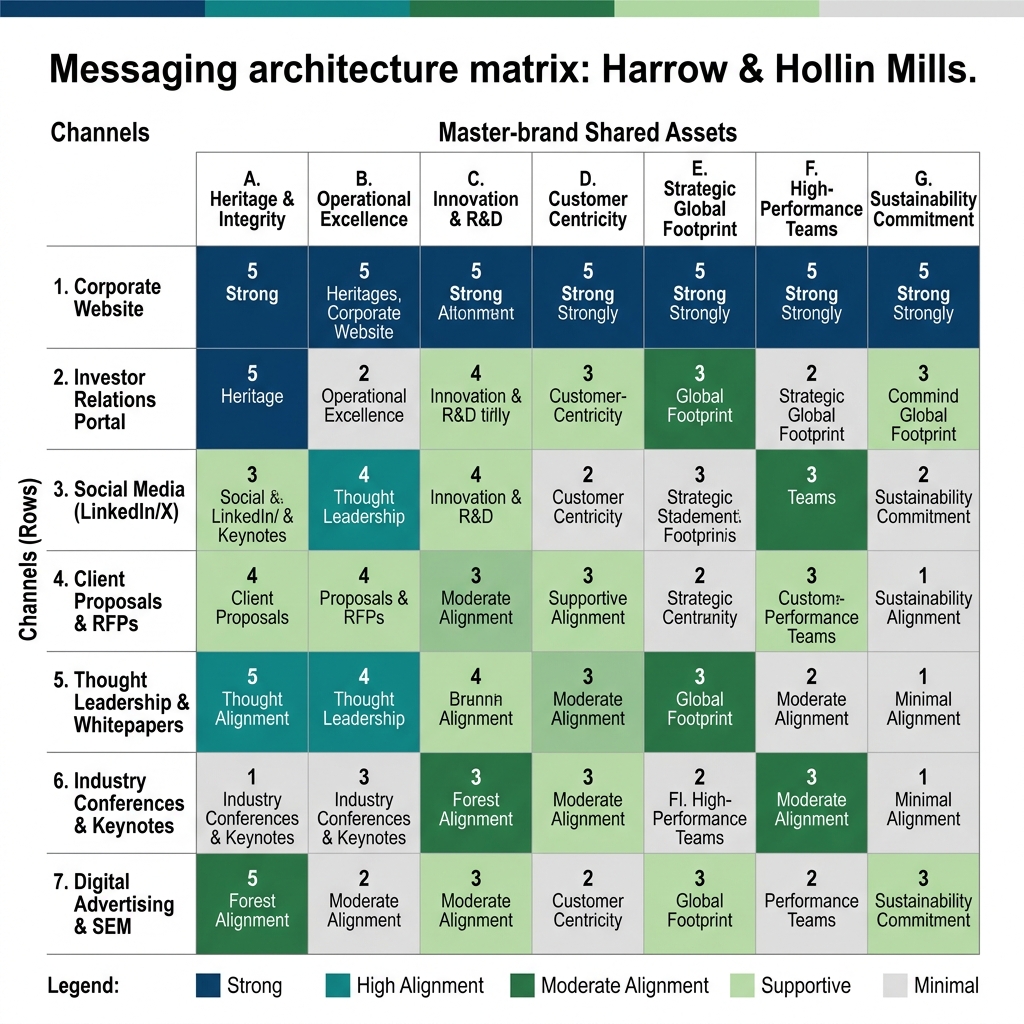 Messaging architecture matrix