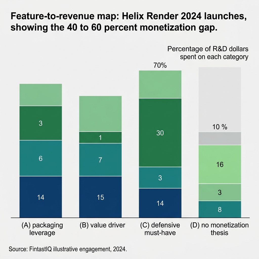 Feature-to-revenue map