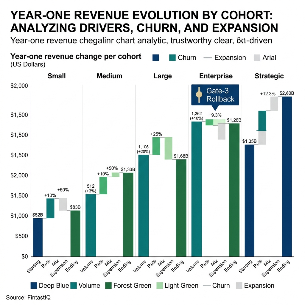 Fleet waterfall by cohort