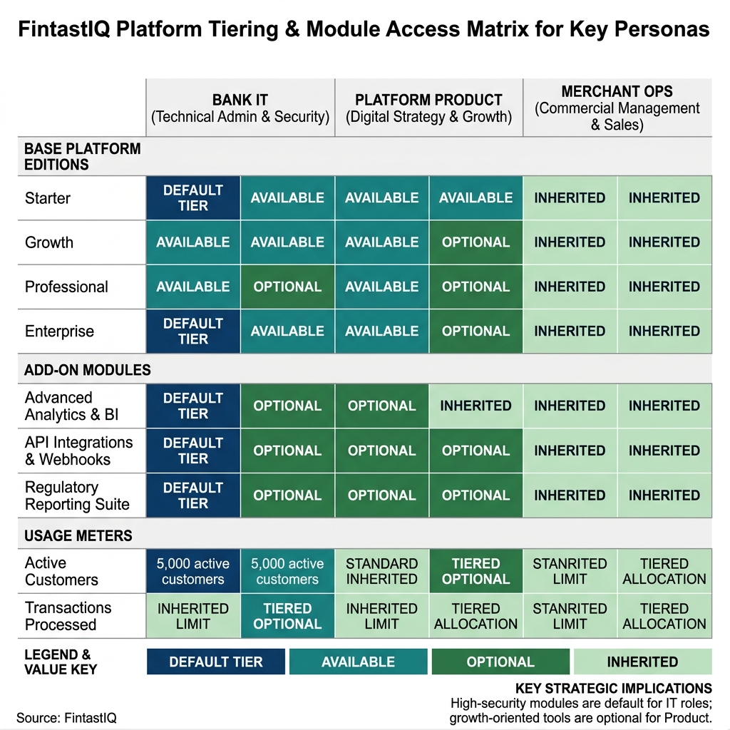 Persona × package matrix