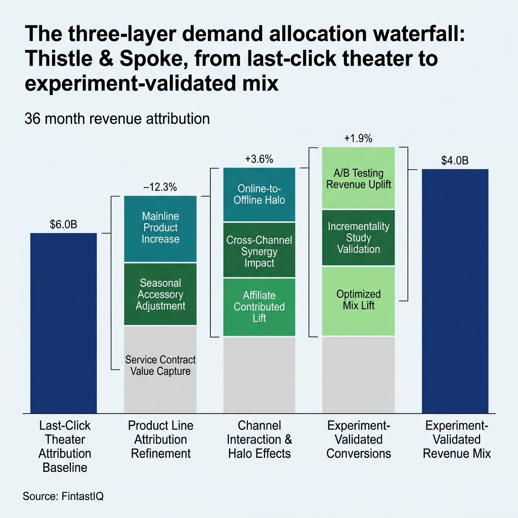 Three-layer demand allocation waterfall